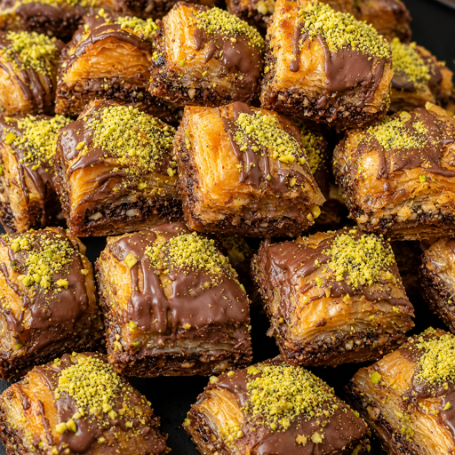 Baklava de Almendra y Chocolate